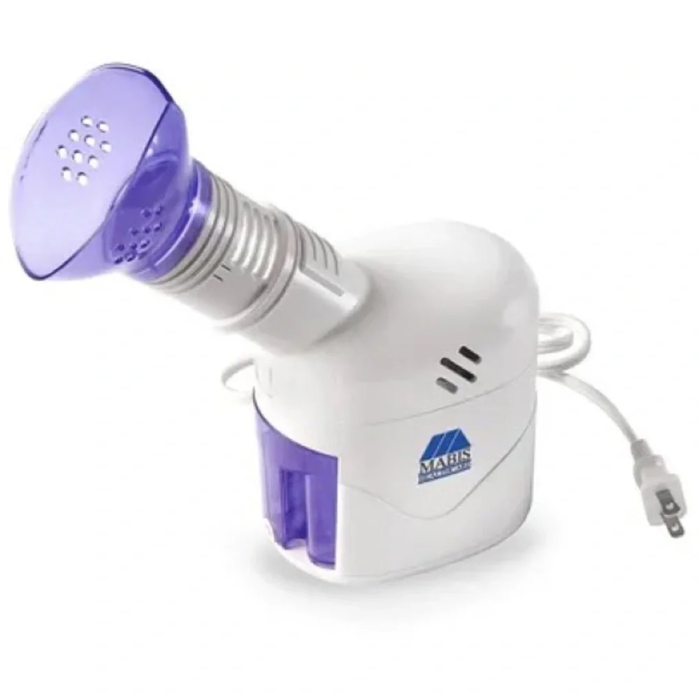Mabis Personal Steam Inhaler Vaporizer with Aromatherapy Diffuser: Purple/White - Picture 1 of 11